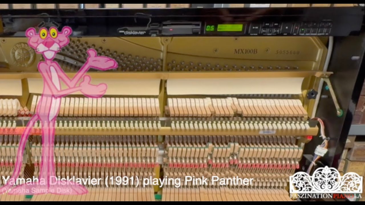 Yamaha Disklavier playing Piano Panther Theme