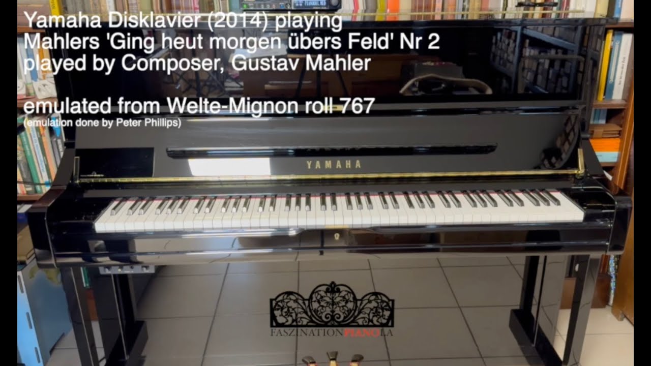 Yamaha Disklavier plays Masterpieces of piano rolls