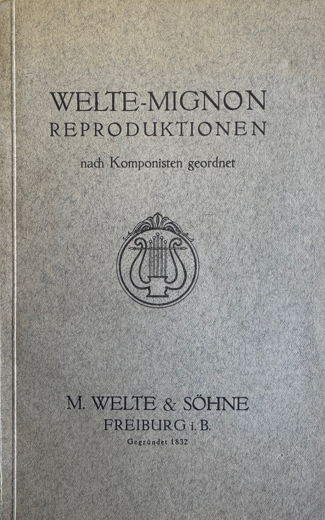 1925 WELTENOTENROLLEN KATALOG faszinationpianola
