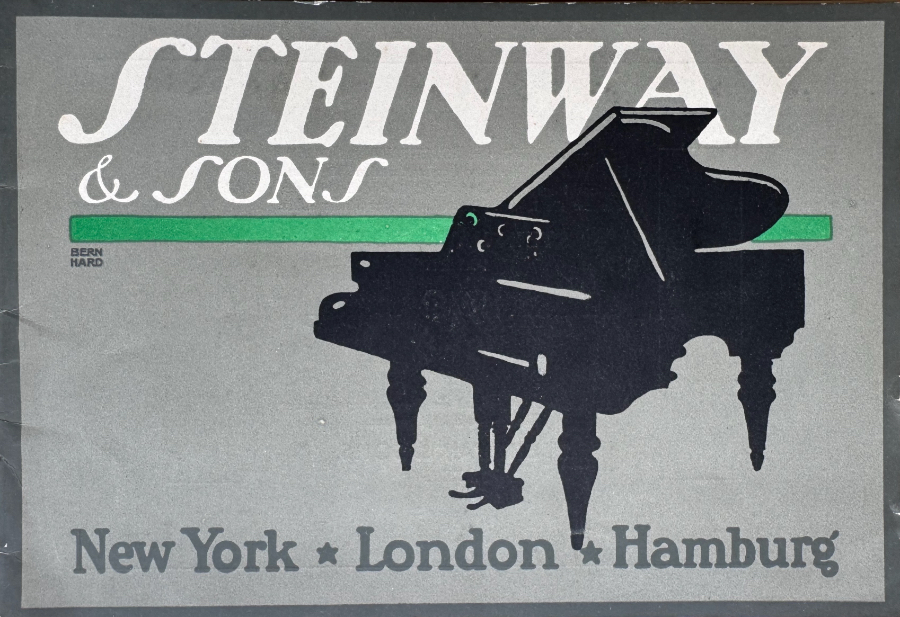 1911 STEINWAY & SONS KATALOG faszinationpianola